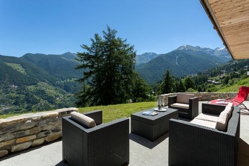 Chalet Charbray - Jacuzzi - Sauna - Views Beautiful and luxury holiday house in La Tzoumaz, 4 Vallees, Switzerland for 10 persons...