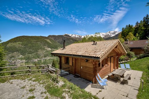 Chalet Petite Arvine - Jacuzzi - Views Liebliche und komfortable Ferienwohnung in La Tzoumaz, 4 Vallees, Schweiz für 6 Personen...