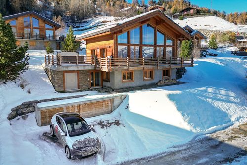 Chalet Tubber Grosse und gemütliche Ferienwohnung in La Tzoumaz, 4 Vallees, Schweiz für 12 Personen...
