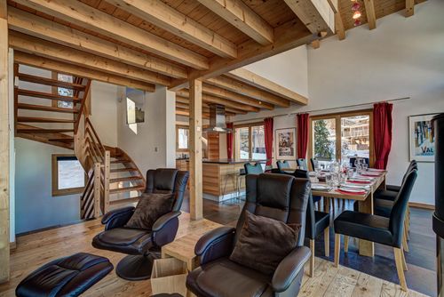 Chalet Tubber Grosse und gemütliche Ferienwohnung in La Tzoumaz, 4 Vallees, Schweiz für 12 Personen...