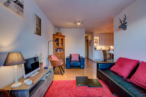 Appartement Bellevue 207 Rustikale und komfortable Ferienwohnung in La Tzoumaz, 4 Vallees, Schweiz für 5 Personen...