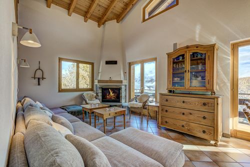 Chalet Claire de Soleil Härligt och romantiskt feriehus i La Tzoumaz, 4 Vallees, Schweiz för 8 personer...