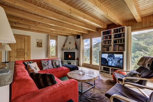 Chalet Clochette Dejligt og hyggeligt feriehus i La Tzoumaz, 4 Vallees, Schweiz med plads til 8 personer...