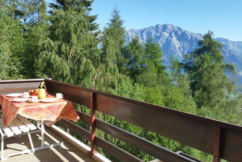 Appartement Richemont 124 Rustikale und komfortable Ferienwohnung in La Tzoumaz, 4 Vallees, Schweiz für 4 Personen...