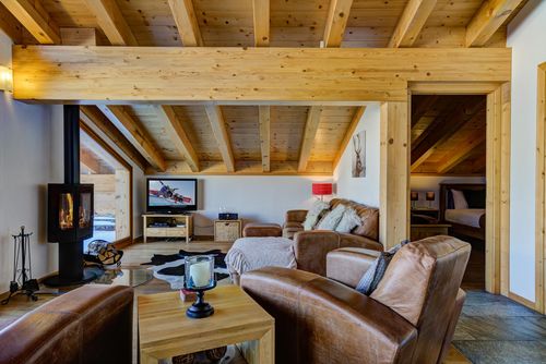 Chalet Gentiane Casa de férias bonita e de luxo em La Tzoumaz, 4 Vallees, Switzerland para 9 pessoas...