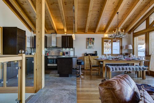 Chalet Gentiane Piękny, luksusowy dom wczasowy w La Tzoumaz, 4 Vallees, Szwajcaria za 9 osoby...