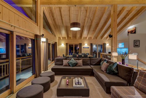 Chalet Joli Beautiful and cheerful holiday house in La Tzoumaz, Four Valleys, Switzerland for 10 persons. The house is situated in a mountainous area....