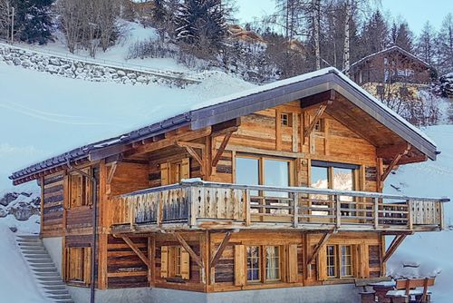 Chalet Jessica Belle location de vacances romantique à La Tzoumaz, 4 Vallees, Suisse pour 9 personnes...