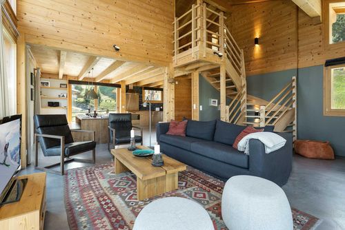 Chalet Inchalat Wunderschöne und gemütliche Ferienwohnung in La Tzoumaz, 4 Vallees, Schweiz für 8 Personen...
