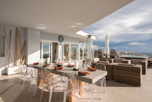 South Beach 4 - Penthouse Komfortabel penthouse  med gemensam bassäng i Benalmadena, Costa del Sol, Spanien för 6 personer...