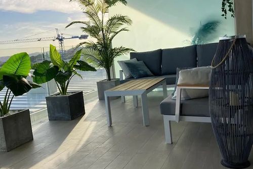 MED ONE - Module B - 1C - 2 bedroom Comfortable holiday house in Benalmadena, Costa del Sol, Spain  with communal pool for 4 persons...