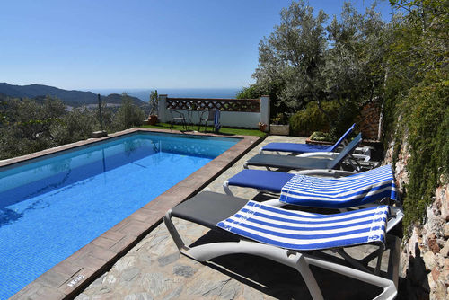 Frigiliana 015 Mooie en comfortabele villa  met privé zwembad in Frigiliana, Costa del Sol, Spanje voor 6 personen...