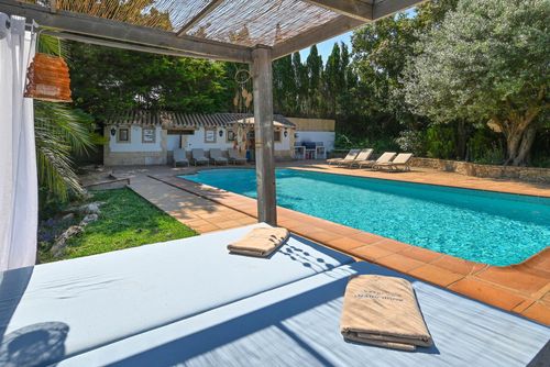 Xarabella Beautiful and romantic villa with private pool in Denia, Costa Blanca, Spain for 8 people. The house is situated in a residential beach area and 4 km from Las Marinas, Denia beach....