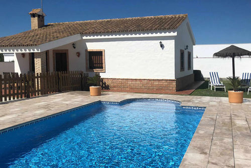 Conil 026 Mooie en comfortabele villa  met privé zwembad in Conil de la Frontera, Costa de la Luz, Spanje voor 6 personen...