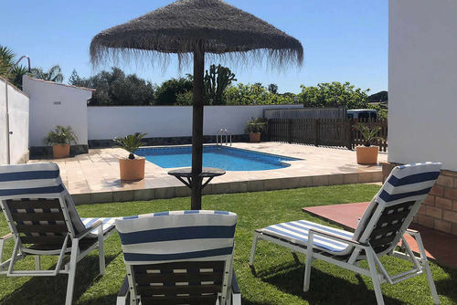 Conil 026 Villa bonita y confortable  con piscina privada en Conil de la Frontera, Costa de la Luz, España para 6 personas...