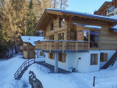 Chalet Calon - Jacuzzi - Sauna - Views: La Tzoumaz, 4 Vallees, Switzerland. Aerial view