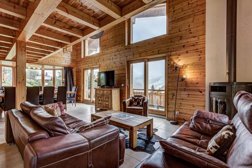 Chalet Calon - Jacuzzi - Sauna - Views Belle location de vacances romantique à La Tzoumaz, 4 Vallees, Suisse pour 10 personnes...