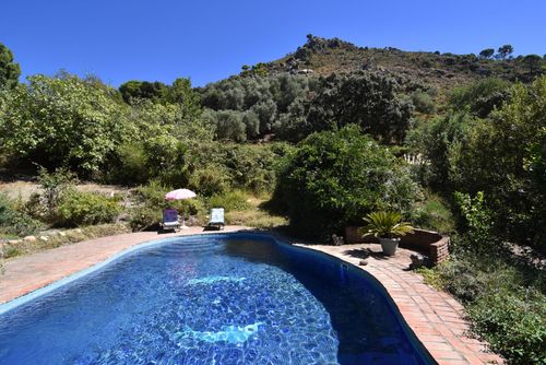 Casares 002 Rustikt og romantisk feriehus  med privat pool i Casares, Málaga, Spanien med plads til 2 personer...