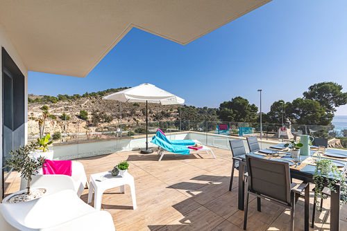 Allonbay Appartamento aggradevole e confortevole a Villajoyosa, Costa Blanca, in Spagna  con piscina comunale per 6 persone...