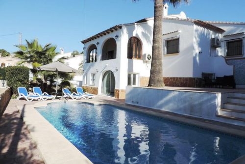 villa 1027 Vivienda de vacaciones bonita en Benissa, Costa Blanca, España  con piscina privada para 10 personas...
