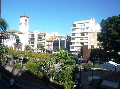 Plaza de la Constitucion Apartment: Fuengirola, Andalusia, Spain. View from the terrace over the surroundings