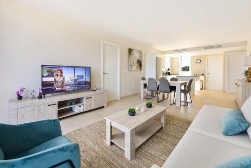 Casa Banderas Moderne und luxuriöse Wohnung in La Cala De Mijas, Andalusien, Spanien, für 6 Personen. Die Wohnung befindet sich in einer hügeligen Strandgegend und ist 2 km vom Strand Playa de la Cala entfernt....