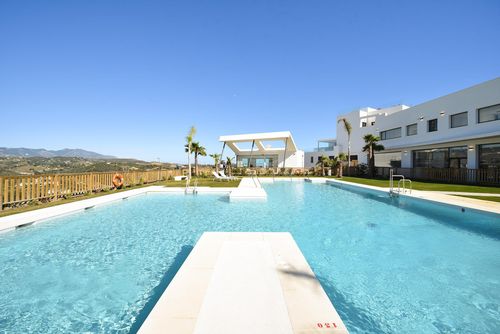 Casa Banderas Modern en luxe appartement in La Cala De Mijas, Andalusië, Spanje voor 6 personen. Het appartement ligt in een heuvelachtig strandgebied en is 2 km van Playa de la Cala strand gelegen....