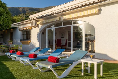 Mijas 004 Villa grande y acogedora  con piscina privada en Mijas, Costa del Sol, España para 8 personas...