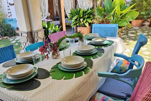 Zahara Hermosa y alegre villa con piscina privada en Chiclana de la Frontera, Costa de la Luz, España, para 7 personas. La casa está situada en una zona costera y rural....