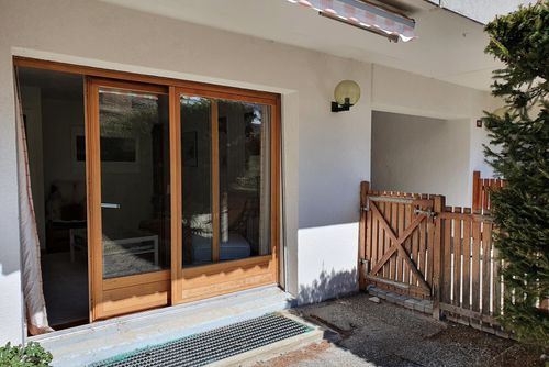 Apartment Appartement Nevada 104 Spa: La Tzoumaz, 4 Vallees, Switzerland. Balcony / terrace
