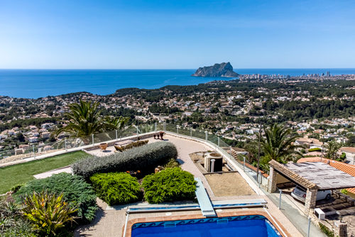 Villa El Rosal Vacker och lyxig villa i Benissa, Costa Blanca, Spanien med privat pool för 6 personer. Huset ligger i ett bostadsområde nära stranden och är 3 km från stranden....