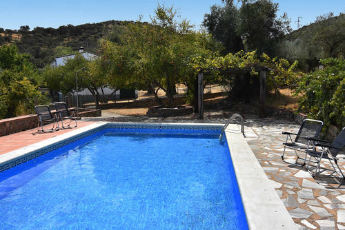 Aracena 005 Rustiek en romantisch landhuis  met privé zwembad in Aroche, Huelva, Spanje voor 8 personen...