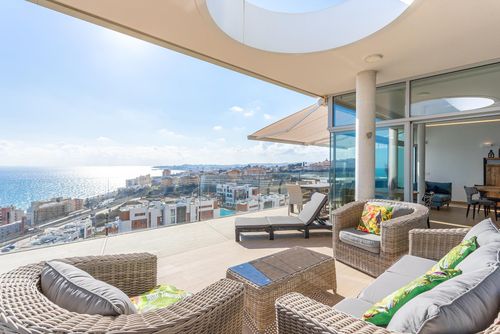 MED ONE - module C - Penthouse A - 4 bed Penthouse  med fælles pool i Fuengirola, Costa del Sol, Spanien med plads til 8 personer...
