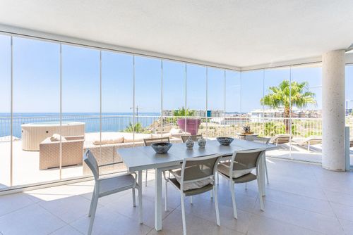 South Beach block 3 3B  Penthouse Komfortabel penthouse  med gemensam bassäng i Benalmadena, Costa del Sol, Spanien för 4 personer...