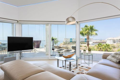 South Beach block 3 3B  Penthouse Komfortabel penthouse  med gemensam bassäng i Benalmadena, Costa del Sol, Spanien för 4 personer...