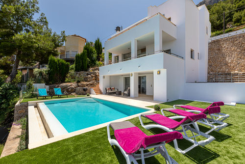 Villa Altamar: Calpe, Costa Blanca, Espagne. Piscine et Terrasse