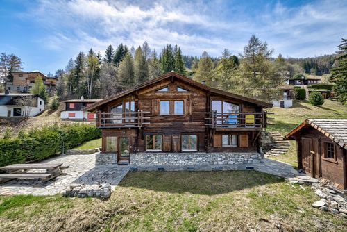 Chalet Bonheur Rustic and comfortable holiday house in La Tzoumaz, 4 Vallees, Switzerland for 10 persons...