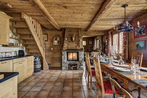 Chalet Bonheur Rustic and comfortable holiday house in La Tzoumaz, 4 Vallees, Switzerland for 10 persons...