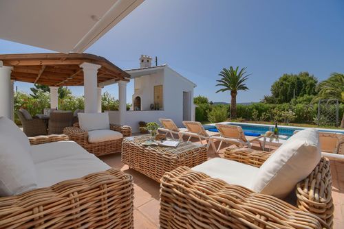 Arundel Lovely and cheerful villa with private pool in Javea, Costa Blanca, Spain for 6 people. The house is situated in a residential and mountainous beach area....
