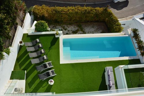 Bianca   High Design   Amaizing View  10 min walk Sitges Beaches Indoor Pool Heated  Very calm Area Luxury villa with heated pool in Sitges, Costa Dorada, Spain for 10 persons. The villa is situated in a hilly and urban beach area and is 2 km from the beach, a 5-minute walk....
