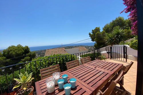 La Casita Blanca Hermano Villa in Moraira, Costa Blanca, Spanien für 6 Personen...
