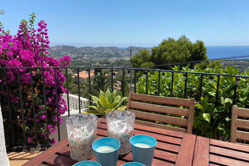 La Casita Blanca Hermano Villa à Moraira, Costa Blanca, Espagne pour 6 personnes...