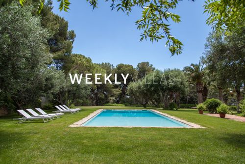 At 15 minutes drive from Sitges  20 minutes walk from beach Farmhouse Mas Peirot  Amaizing Garden 60 Hect  Genuine Farmhouse Comfortable villa with private pool in Sitges, Costa Dorada, Spain for 18 persons. The house is situated in a rural, wooded, urban and mountainous beach area....
