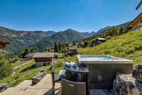Chalet Bellevue - Jacuzzi - Views Klassische und komfortable Ferienwohnung in La Tzoumaz, 4 Vallees, Schweiz für 8 Personen...