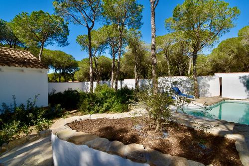 Espartosa 1 Villa rustique et confortable à Chiclana de la Frontera, Costa de la Luz, Espagne, avec piscine privée pour 5 personnes. La maison est située dans une zone rurale proche de la plage....