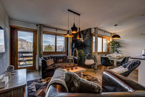 Appartement Mont Parrain 19 Moderne und romantische Ferienwohnung in La Tzoumaz, 4 Vallees, Schweiz für 6 Personen...