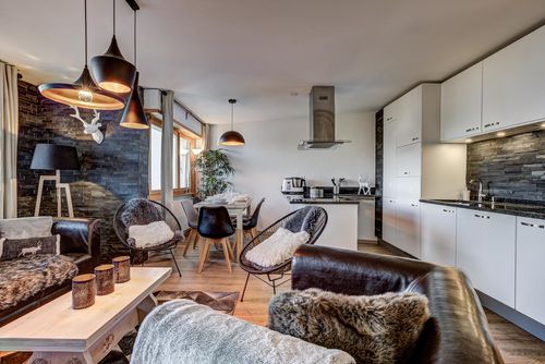 Appartement Mont Parrain 19 Moderne und romantische Ferienwohnung in La Tzoumaz, 4 Vallees, Schweiz für 6 Personen...