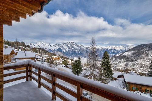 Chalet Alaska Penginapan besar dan mewah di La Tzoumaz, 4 Vallees, Switzerland untuk 12 orang...