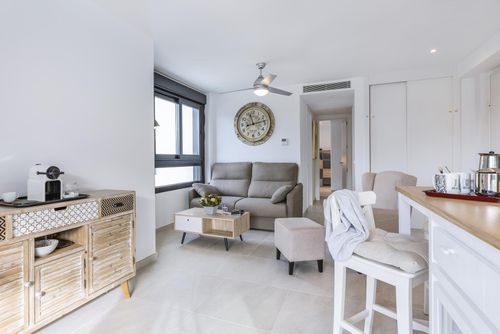 Apartamento Nuba A Lovely and comfortable apartment in Javea, Costa Blanca, Spain with communal pool for 4 persons. The apartment is situated in a residential area and is 1 km from Muntanyar beach....