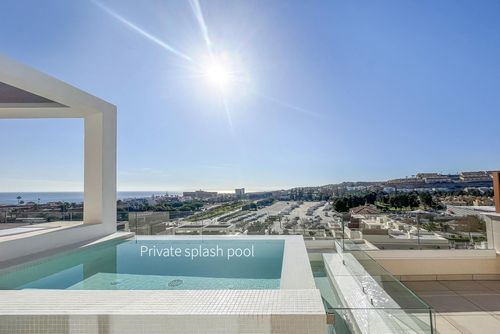 Lotus Jardinana 21 Modern and luxurious penthouse with private pool in Mijas Costa, Andalusia, Spain for 6 persons. The house is situated in a resort, in a coastal area, close to a golf course, restaurants and bars, shops and supermarkets, and 1 km from La Cala de Mijas beach....